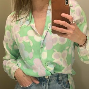 Vintage 70s print Buttondown